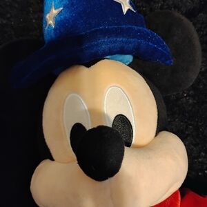 Disney Mickey Mouse Sorcerer Plush - Blue and Black